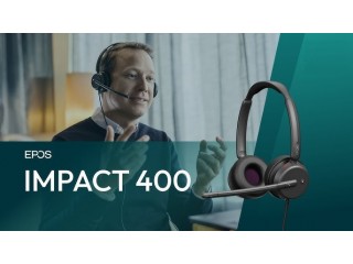 Компания EPOS представляет новую серию проводных гарнитур IMPACT 400 